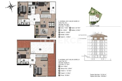 5+1 Appartement à Istanbul, Turkey No. 13238 22