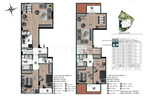 5+1 Appartement à Istanbul, Turkey No. 13238 21