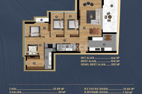 4+1 Apartment in Izmir, Turkey No. 17214 13