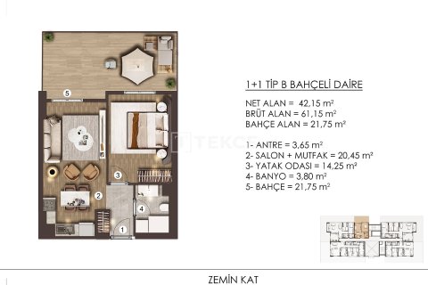 3+1 Apartment in Bueyuekcekmece, Turkey No. 16843 6