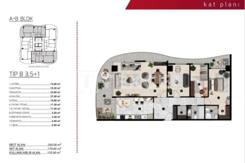 3+1 Apartment in Bursa, Turkey No. 20754 19