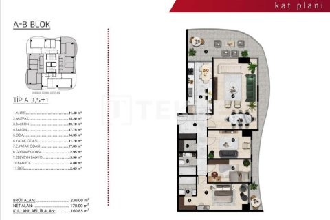 3+1 Apartment en Bursa, Turkey No. 20754 18