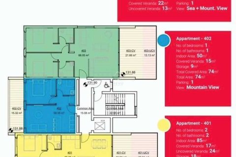 2 bedrooms Apartment in Germasogeia, Cyprus No. 78070 2