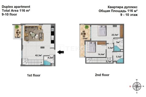 4+1 Penthouse à Alanya, Turkey No. 14400 13