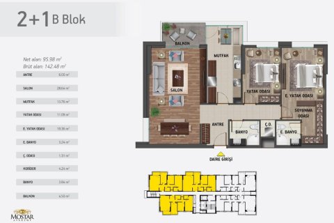 2+1 Apartment en Küçükçekmece, Turkey No. 13991 2