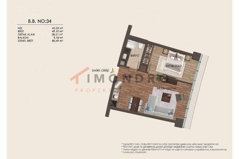 1+1 Apartment en Umraniye, Turkey No. 18005 28