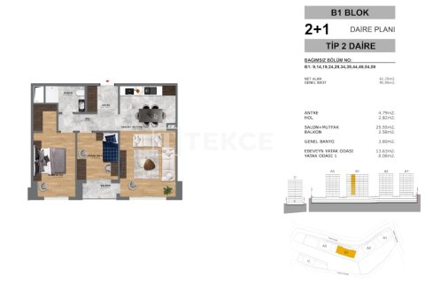 2+1 Apartment in Istanbul, Turkey No. 14536 13