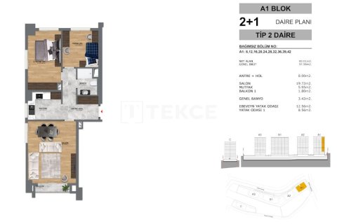 2+1 Apartment en Istanbul, Turkey No. 14536 2