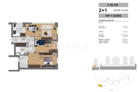 2+1 Apartment en Istanbul, Turkey No. 14536 10