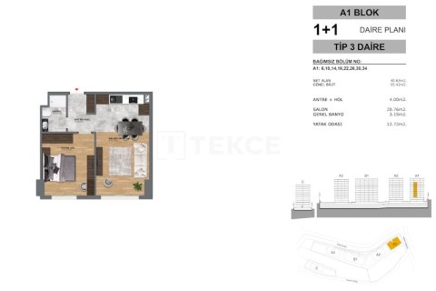 Квартира 2+1 в Стамбул, Турция №14536 15