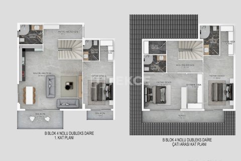 4+1 Appartement à Alanya, Turkey No. 14728 26