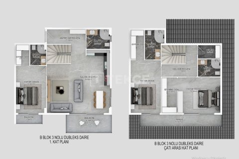 4+1 Appartement à Alanya, Turkey No. 14728 25