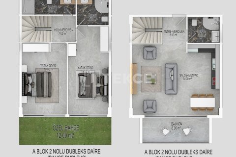 4+1 Appartement à Alanya, Turkey No. 14728 28