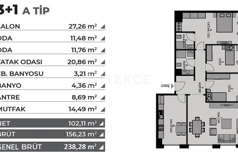 1+1 Apartment en Istanbul, Turkey No. 11228 28