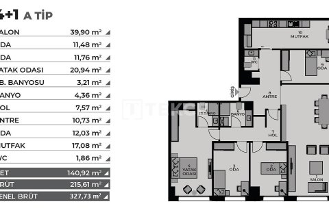 1+1 Apartment en Istanbul, Turkey No. 11228 25