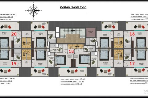 2+1 Appartement à Alanya, Turkey No. 16602 16