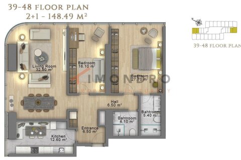 3+1 Appartement à Sisli, Turkey No. 21610 28