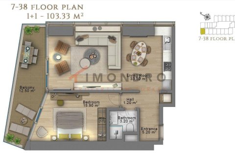 3+1 Apartment en Sisli, Turkey No. 21610 20