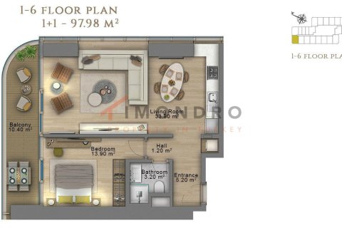 3+1 Apartment en Sisli, Turkey No. 21610 21