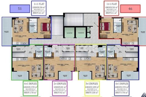 3+1 Appartement à Alanya, Turkey No. 13869 19