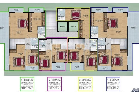 3+1 Appartement à Alanya, Turkey No. 13869 21