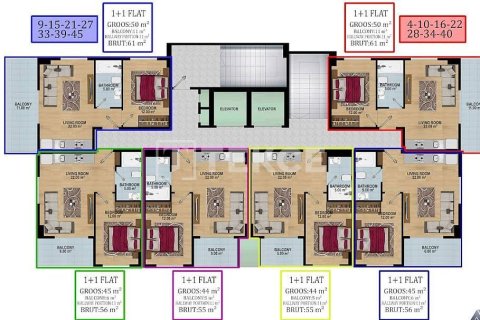 3+1 Appartement à Alanya, Turkey No. 13869 24