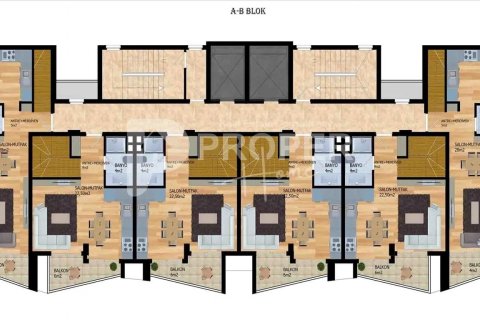 4 rooms Appartement à Alanya, Turkey No. 14193 14