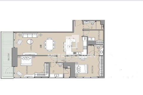 Квартира с 2 спальнями в Джумейра Лейк Тауэрс, ОАЭ №8238 18