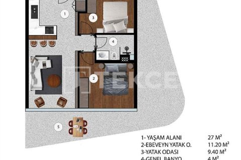 Квартира 2+1 в Чешме, Турция №92565 27