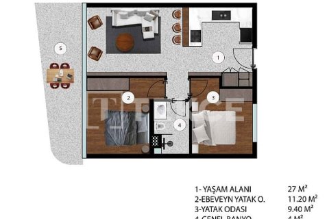Квартира 2+1 в Чешме, Турция №92565 24