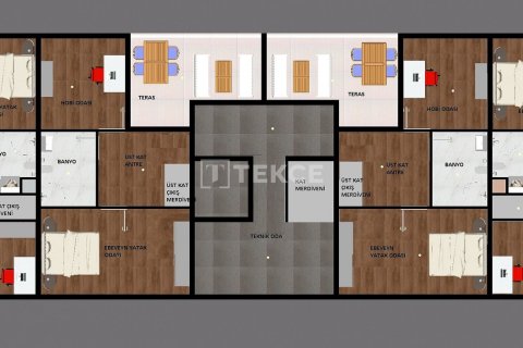 3+1 Penthouse à Alanya, Turkey No. 20384 19