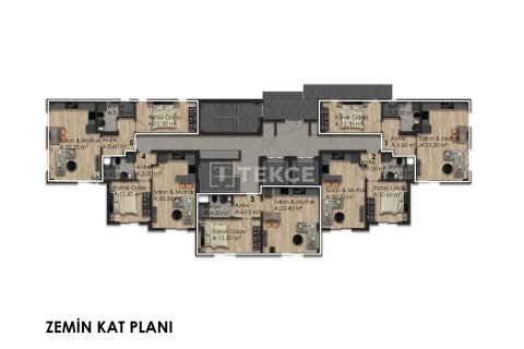 2+1 Appartement à Aksu, Turkey No. 12474 14