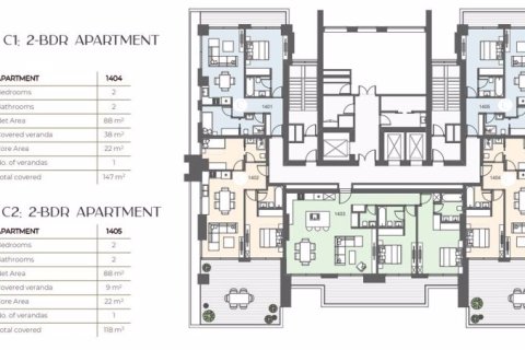 2 chambres Appartement à Agios Tychonas, Cyprus No. 37024 18