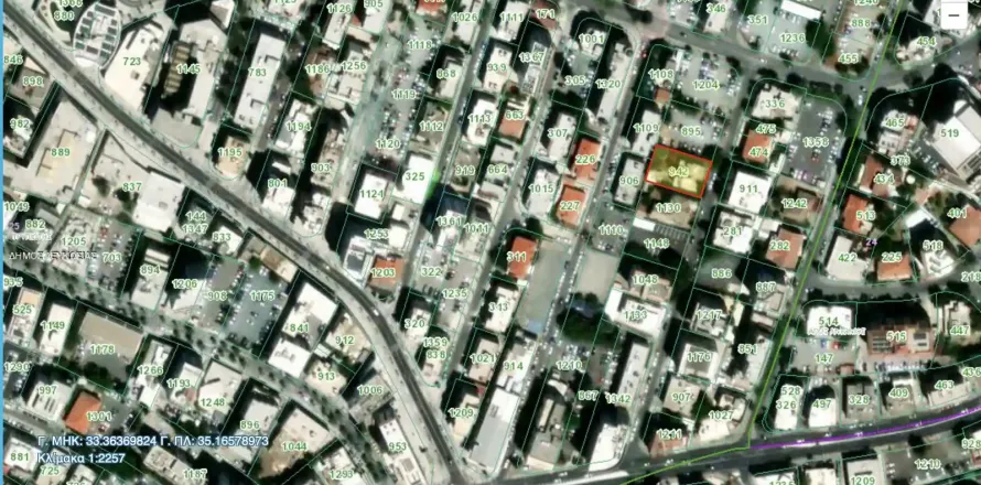 689m² Land in Nicosia, Cyprus No. 36255