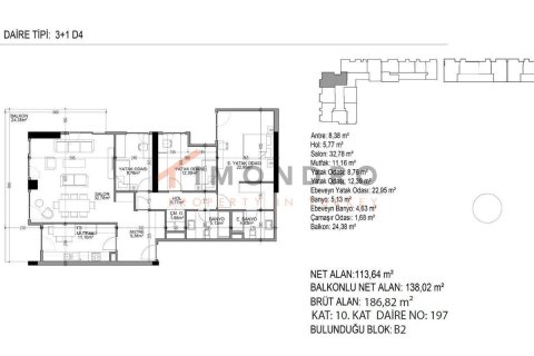 3+1 Appartement à Küçükçekmece, Turkey No. 17816 21