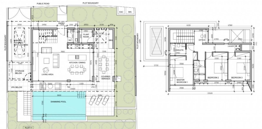 3 dormitorios House en Geroskípou, Cyprus No. 37186