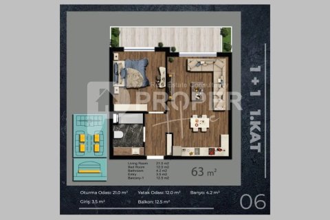 3 rooms Apartment in Konyaalti, Turkey No. 10830 12