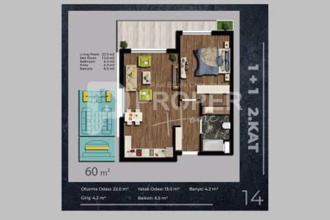 3 rooms Apartment in Konyaalti, Turkey No. 10830 11