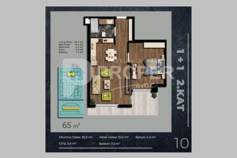 3 rooms Apartment in Konyaalti, Turkey No. 10830 4