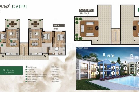 2+1 Appartement à Milas, Turkey No. 13112 3