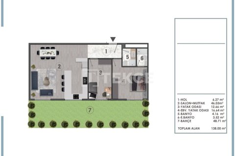 3+1 Apartment en Aksu, Turkey No. 12840 20