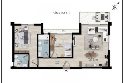 4+2 Penthouse à Antalya, Turkey No. 46519 27