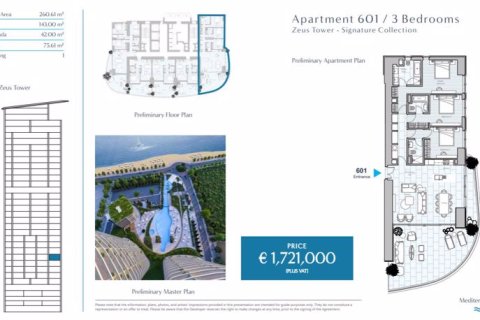 3 dormitorios Apartment en Limassol, Cyprus No. 36949 24