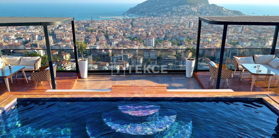 3+1 Apartment in Alanya, Turkey No. 52855