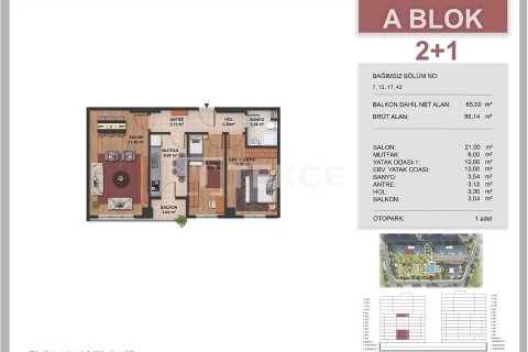 3+1 Apartment in Istanbul, Turkey No. 15585 5