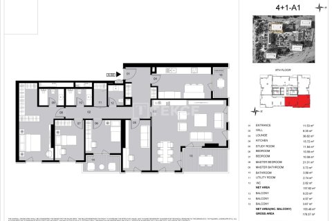 Квартира 2+1 в Стамбул, Турция №13345 27