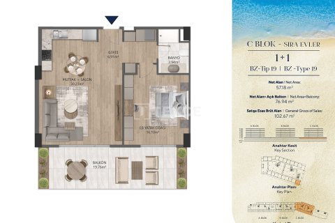 1+1 Apartment in Bueyuekcekmece, Turkey No. 66465 20