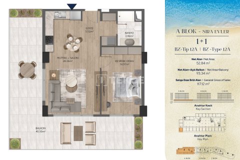 1+1 Apartment in Bueyuekcekmece, Turkey No. 66465 19