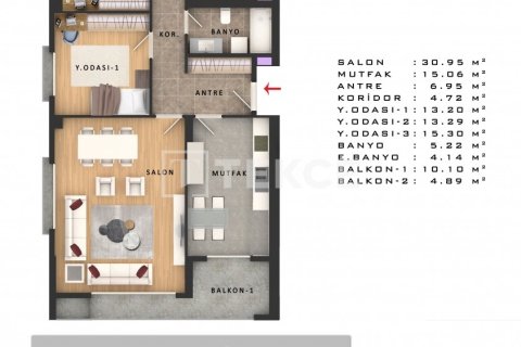 3+1 Apartment en Esenyurt, Turkey No. 11206 30