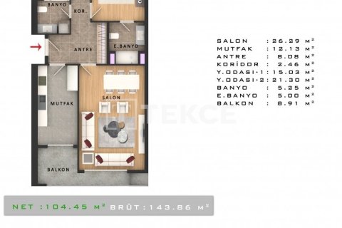 3+1 Apartment en Esenyurt, Turkey No. 11206 27